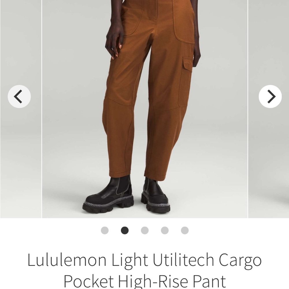 Lululemon Brown Cargo Pants